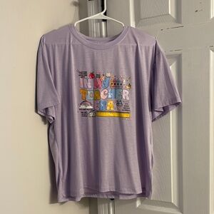 SHEIN Lavender Graphic Tee